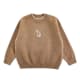 Brown giraffe sweater